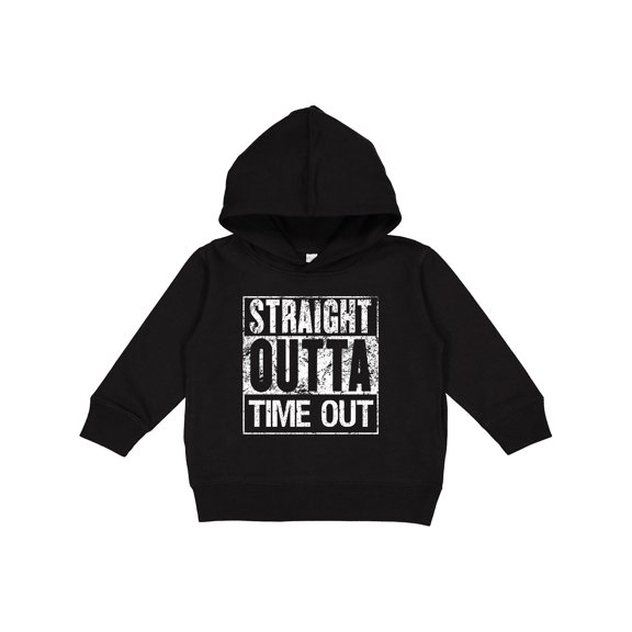 Inktastic Straight Outta Time out Toddler Hoodie