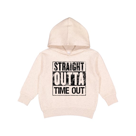 Inktastic Straight Outta Time out Toddler Hoodie