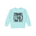 thumbnail image 1 of Inktastic Straight Outta Time out Toddler Sweatshirt, 1 of 4