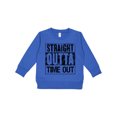 thumbnail image 1 of Inktastic Straight Outta Time out Toddler Sweatshirt, 1 of 4