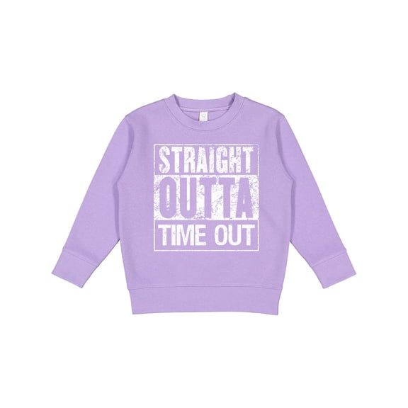 Inktastic Straight Outta Time out Toddler Sweatshirt