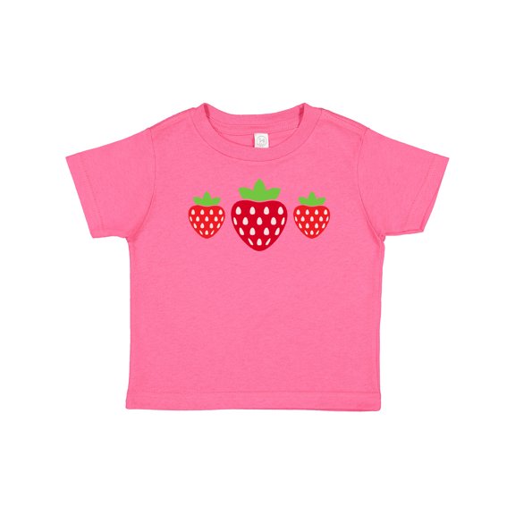 Inktastic Strawberries Summer Strawberry Fruit Girls Toddler T-Shirt