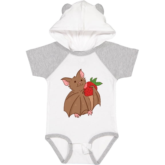 Inktastic Strawberry Bat Boys or Girls Baby Bodysuit