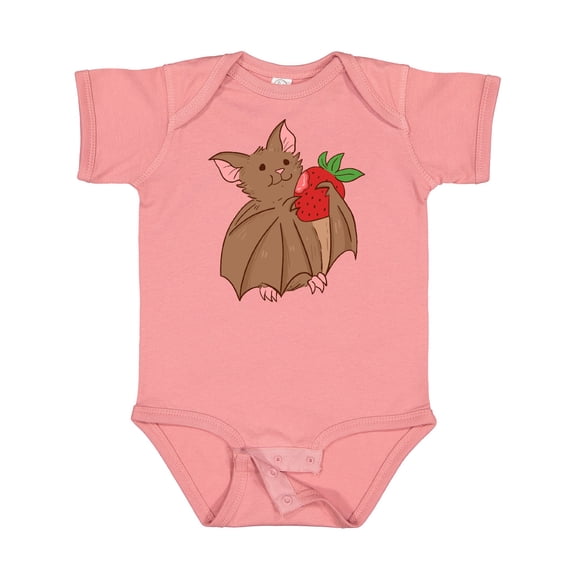 Inktastic Strawberry Bat Boys or Girls Baby Bodysuit