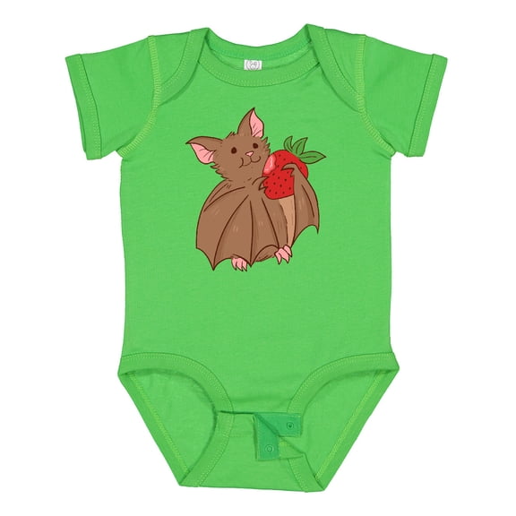 Inktastic Strawberry Bat Boys or Girls Baby Bodysuit