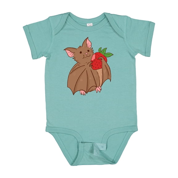 Inktastic Strawberry Bat Boys or Girls Baby Bodysuit