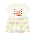 thumbnail image 1 of Inktastic Strawberry First Birthday Cake Girls Baby Dress, 1 of 5