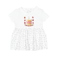 thumbnail image 1 of Inktastic Strawberry First Birthday Cake Girls Baby Dress, 1 of 5