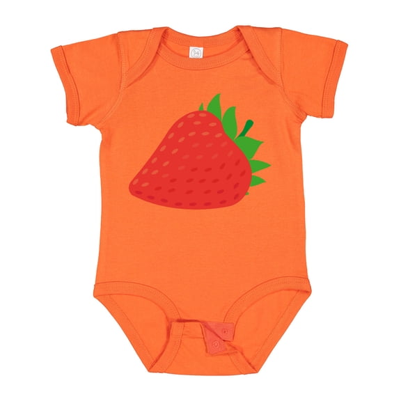Inktastic Strawberry Fruit Boys or Girls Baby Bodysuit