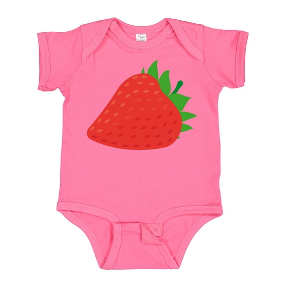Inktastic Strawberry Fruit Boys or Girls Baby Bodysuit