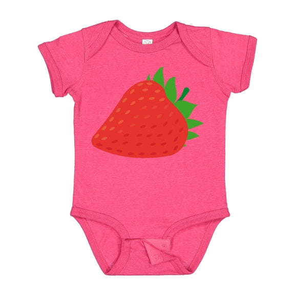 Inktastic Strawberry Fruit Boys or Girls Baby Bodysuit