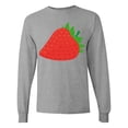 thumbnail image 1 of Inktastic Strawberry Fruit Long Sleeve T-Shirt, 1 of 5