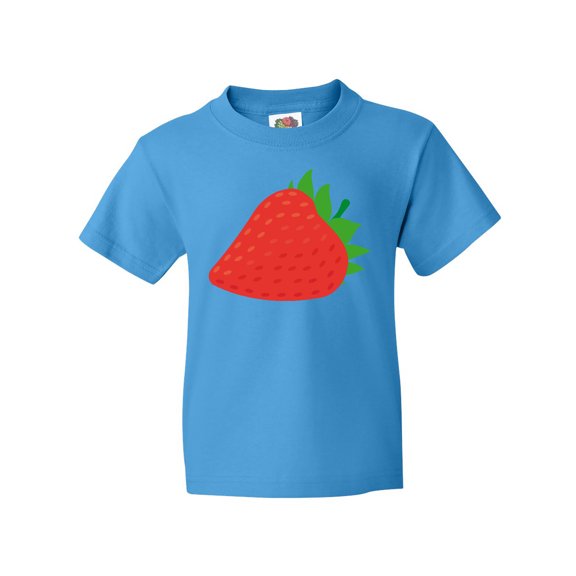 Inktastic Strawberry Fruit Youth T-Shirt
