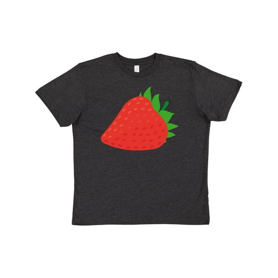 Inktastic Strawberry Fruit Youth T-Shirt