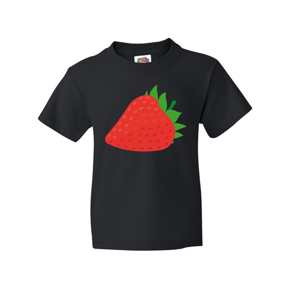 Inktastic Strawberry Fruit Youth T-Shirt