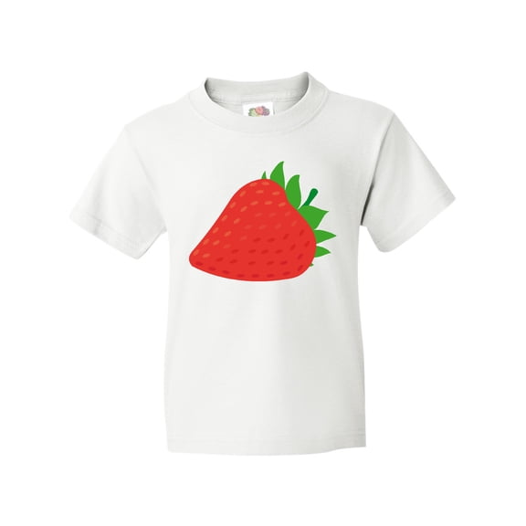 Inktastic Strawberry Fruit Youth T-Shirt