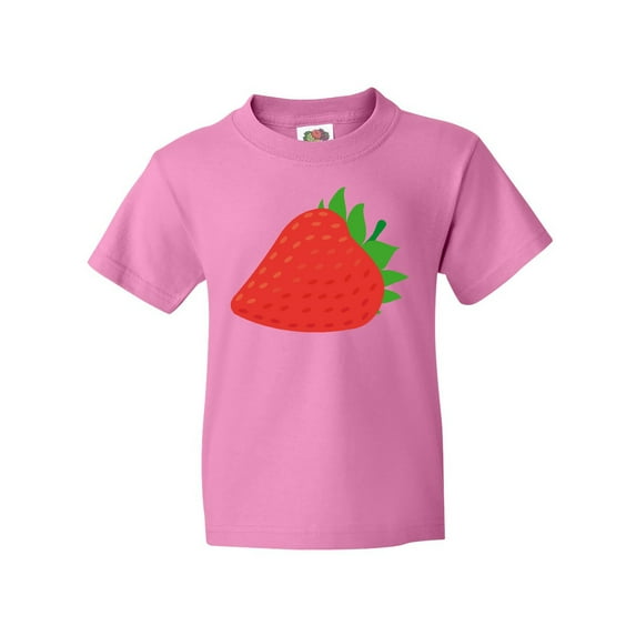 Inktastic Strawberry Fruit Youth T-Shirt