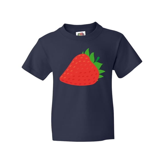 Inktastic Strawberry Fruit Youth T-Shirt