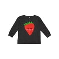 thumbnail image 1 of Inktastic Strawberry Kawaii Boys or Girls Long Sleeve Toddler T-Shirt, 1 of 5