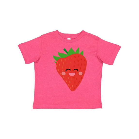 Inktastic Strawberry Kawaii Boys or Girls Toddler T-Shirt