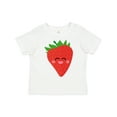 thumbnail image 1 of Inktastic Strawberry Kawaii Boys or Girls Toddler T-Shirt, 1 of 5