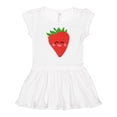thumbnail image 1 of Inktastic Strawberry Kawaii Girls Baby Dress, 1 of 5