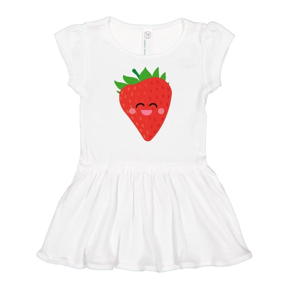 Inktastic Strawberry Kawaii Girls Baby Dress