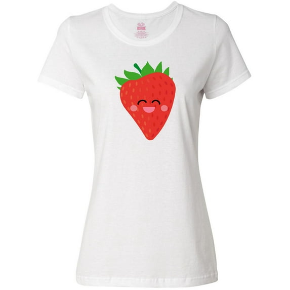 Inktastic Strawberry Kawaii Women's T-Shirt
