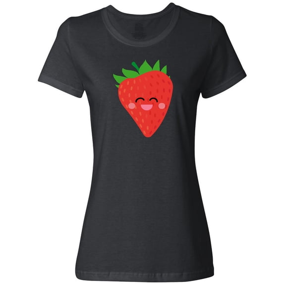 Inktastic Strawberry Kawaii Women's T-Shirt