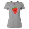 thumbnail image 1 of Inktastic Strawberry Kawaii Women's T-Shirt, 1 of 5