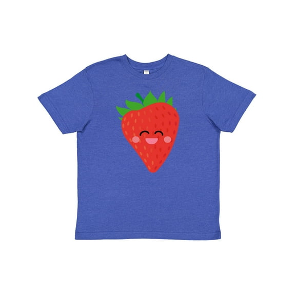 Inktastic Strawberry Kawaii Youth T-Shirt