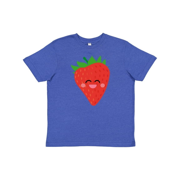 Inktastic Strawberry Kawaii Youth T-Shirt