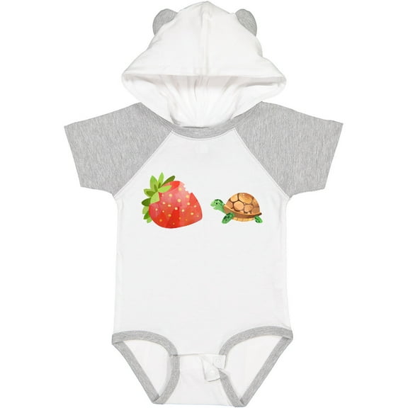 Inktastic Strawberry Turtle Boys or Girls Baby Bodysuit