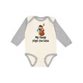thumbnail image 1 of Inktastic String Bass My Daddy Plays the Bass Boys or Girls Long Sleeve Baby Bodysuit, 1 of 5