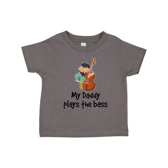 Inktastic String Bass My Daddy Plays the Bass Boys or Girls Toddler T-Shirt