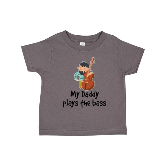 Inktastic String Bass My Daddy Plays the Bass Boys or Girls Toddler T-Shirt