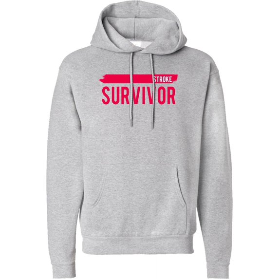 Inktastic Stroke Survivor Adult Hoodie Sweatshirt