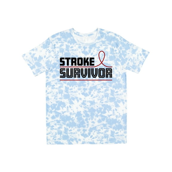 Inktastic Stroke Survivor Red Ribbon Awareness T-Shirt