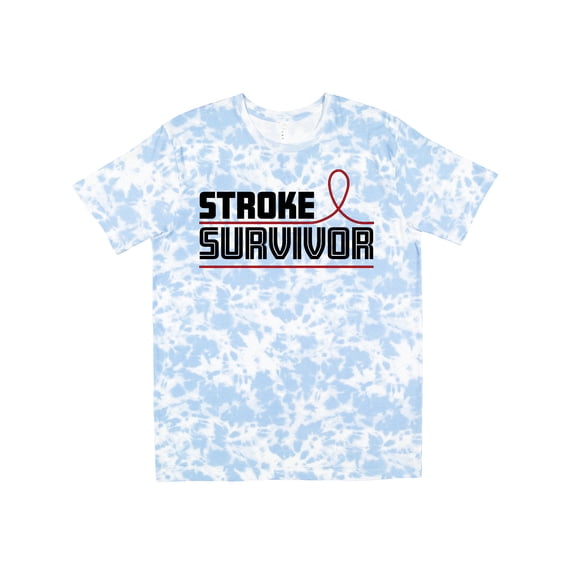 Inktastic Stroke Survivor Red Ribbon Awareness T-Shirt