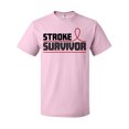 thumbnail image 1 of Inktastic Stroke Survivor Red Ribbon Awareness T-Shirt, 1 of 5