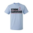 thumbnail image 1 of Inktastic Stroke Survivor Red Ribbon Awareness T-Shirt, 1 of 5