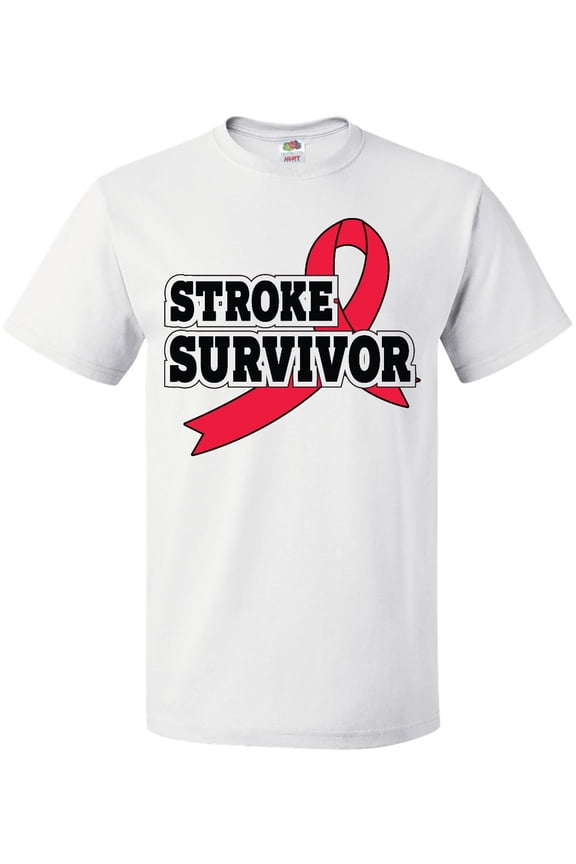 Stroke Survivor with Red Ribbon T-Shirt
