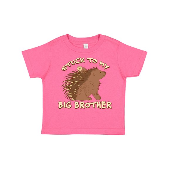 Inktastic Stuck to My Big Brother Boys or Girls Toddler T-Shirt