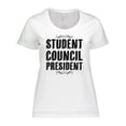 thumbnail image 1 of Inktastic Student Council President Women's Plus Size T-Shirt, 1 of 5