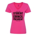 thumbnail image 1 of Inktastic Student Council President Women's V-Neck T-Shirt, 1 of 5