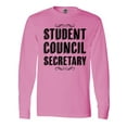 thumbnail image 1 of Inktastic Student Council Secretary Long Sleeve T-Shirt, 1 of 5