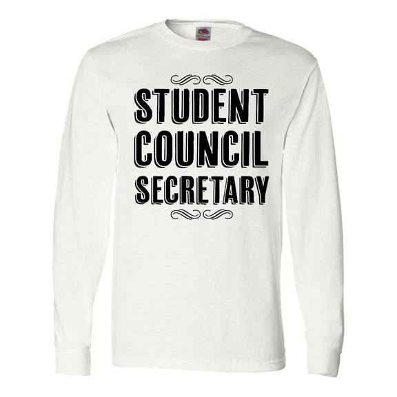 Inktastic Student Council Secretary Long Sleeve T-Shirt