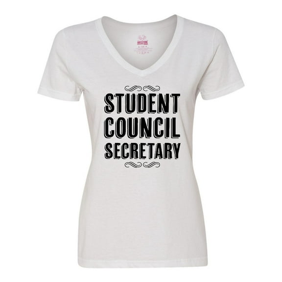 Inktastic Student Council Secretary Women's V-Neck T-Shirt