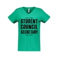 thumbnail image 1 of Inktastic Student Council Secretary Women's V-Neck T-Shirt, 1 of 5