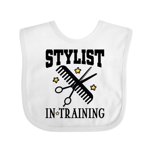 Inktastic Stylist in Training Girls Salon Girls Baby Bib